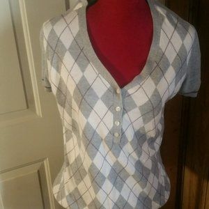 Plaid School Girl Style Tommy Hilfiger Top